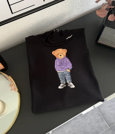 Bio Hoodie proud BEAR – Bild 2