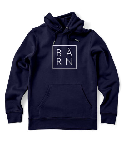 Bio Hoodie BÄRN - XXL, Navy