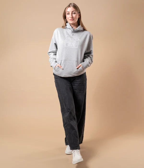 Bio Hoodie ONEBEAR (Linien) – Bild 5