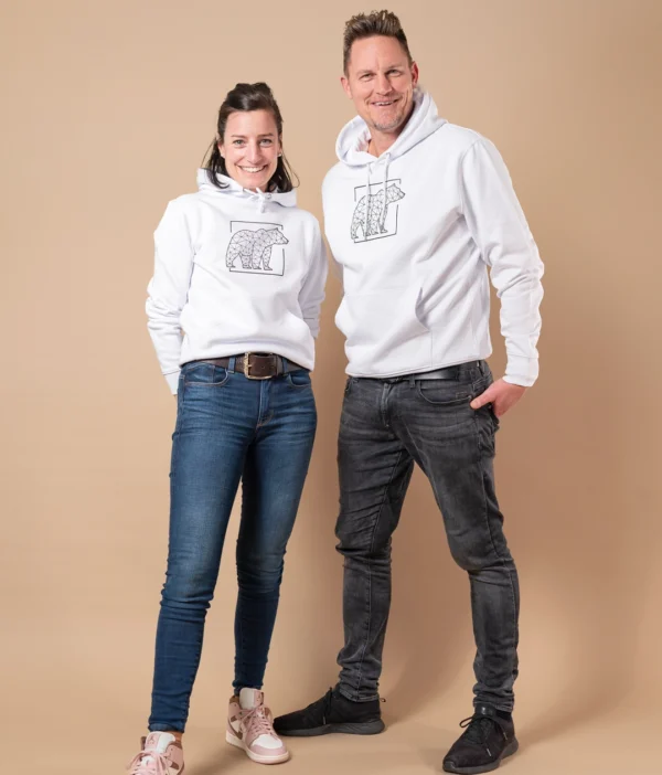 Bio Hoodie ONEBEAR (Linien) – Bild 3