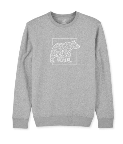 Bio Pullover ONEBEAR (Linien) - XL, Grau