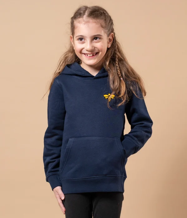 Bio Kinder Hoodie ONEBEAR (Biene) – Bild 4