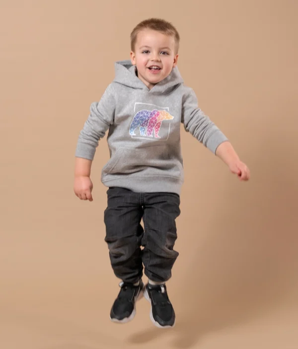 Bio Kinder Hoodie ONEBEAR (Farben) – Bild 2