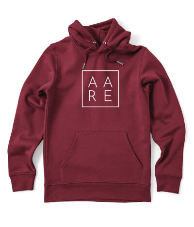Bio Hoodie AARE - XS, Bordeaux