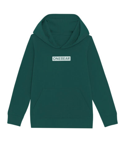 Bio Kinder Hoodie little ONEBEAR - 134-146, Grün