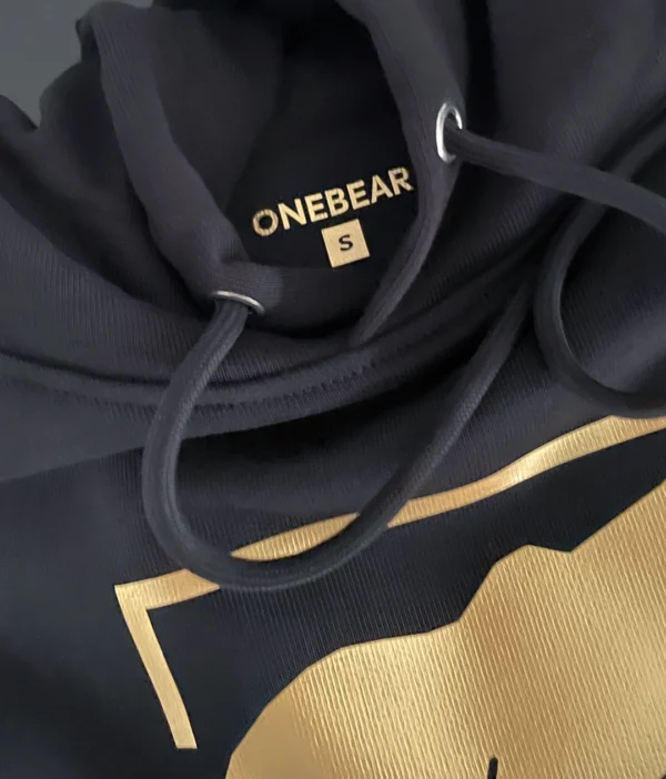 Bio Hoodie ONEBEAR (Gold) – Bild 4