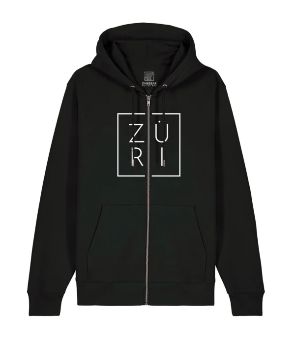 Bio Hoodie ZÜRI mit Reissverschluss
