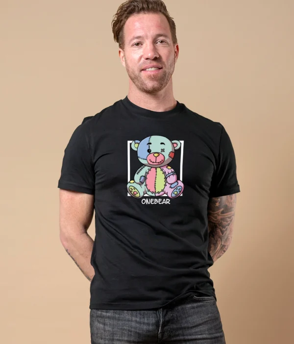 Bio T-Shirt colorful BEAR – Bild 3