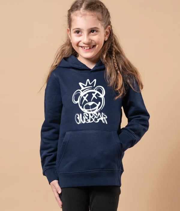 Bio Kinder Hoodie crown ONEBEAR – Bild 3